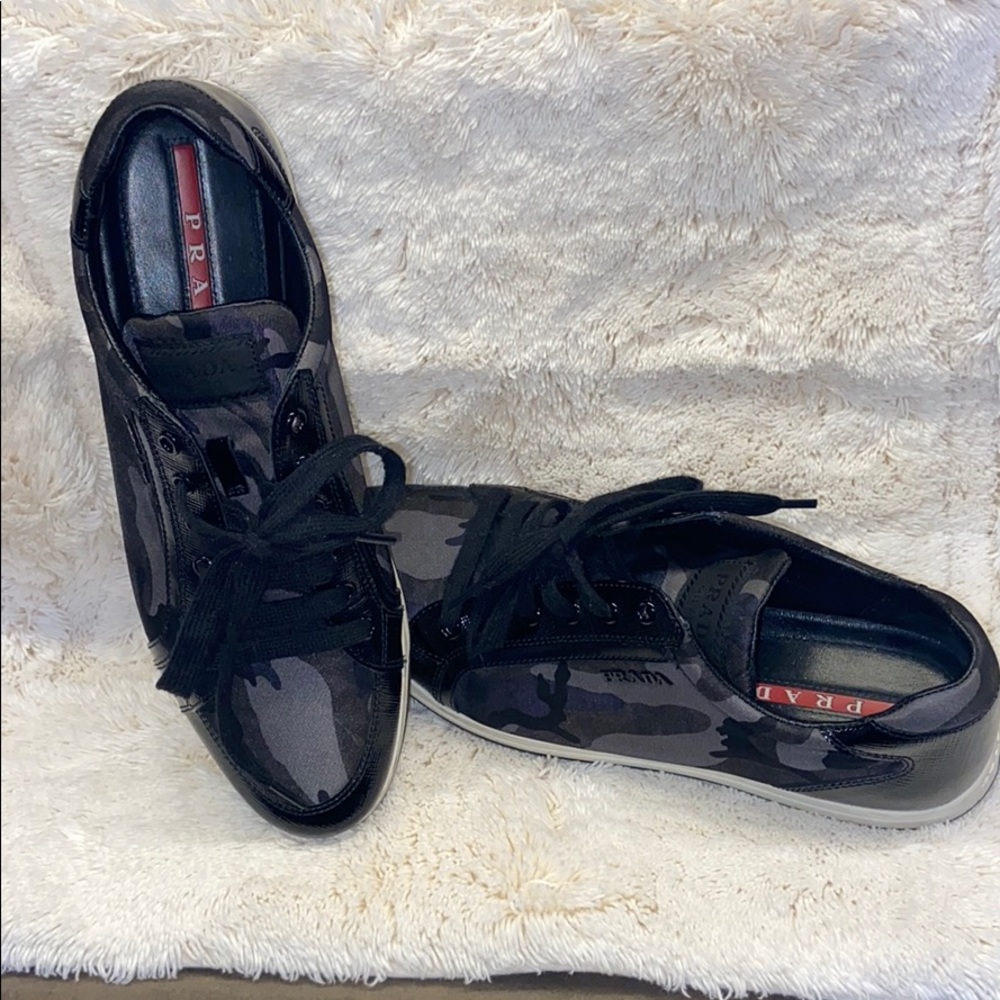 Prada low Too Women’s Camo nylon sneakers